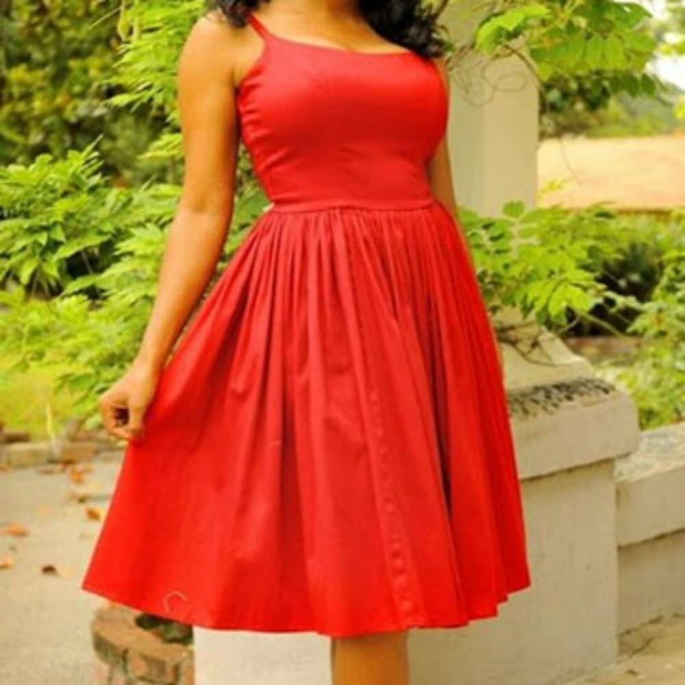 Red Jenny PUG Dress 2XL NWT